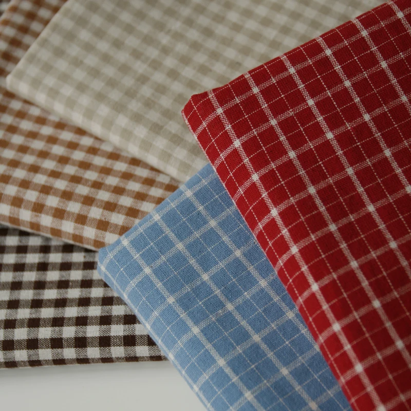 Linum Home Textiles - 140x50cm Retro Vintage Rood Blauw Linnen