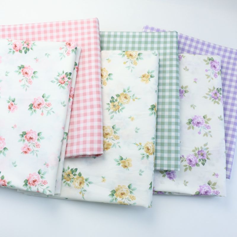 Home Textiles Plaid - 235x50cm Pastoraal Roze Paars Roos Bloemen