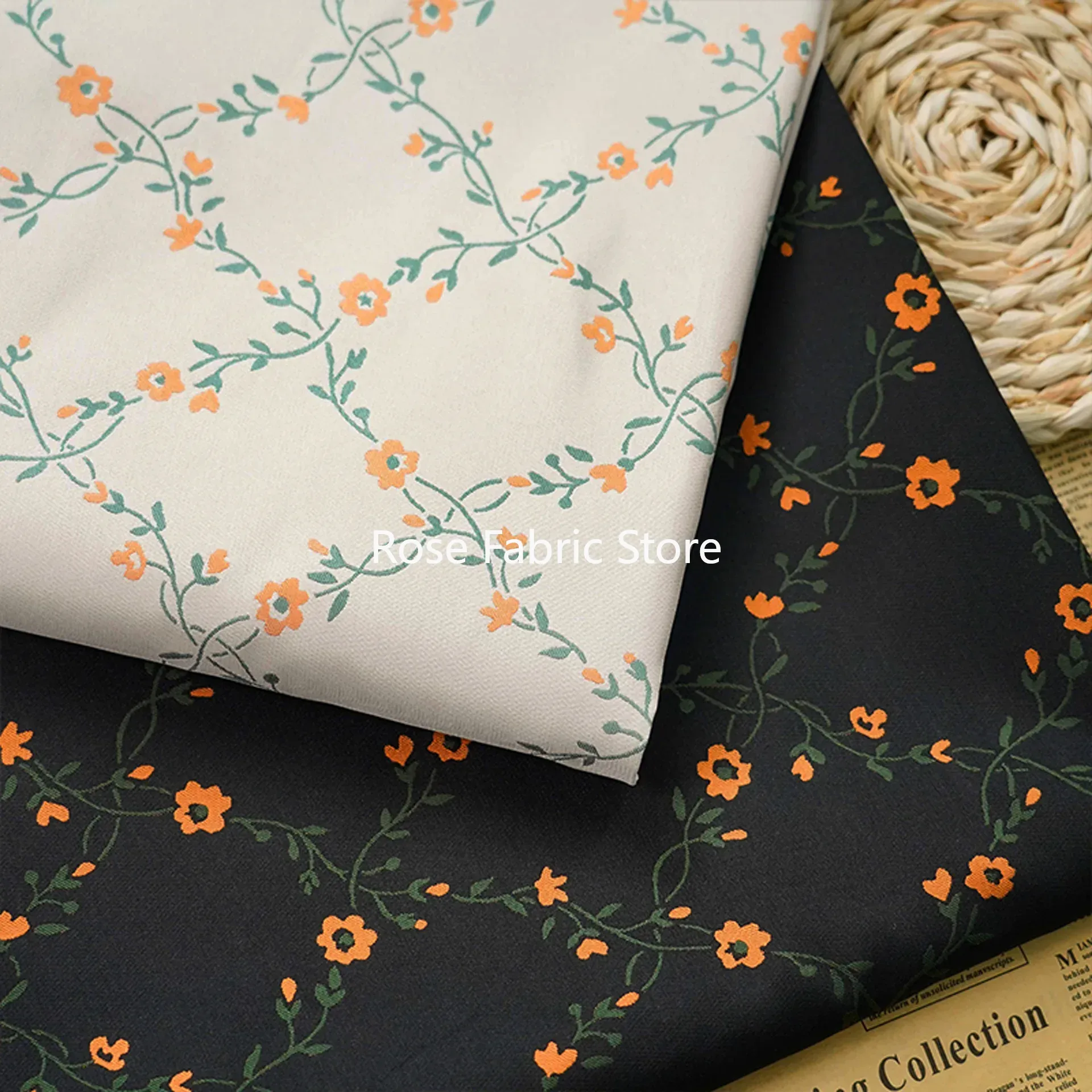 Home Textiles And Decor - 1 meter kleine bloem garen geverfd