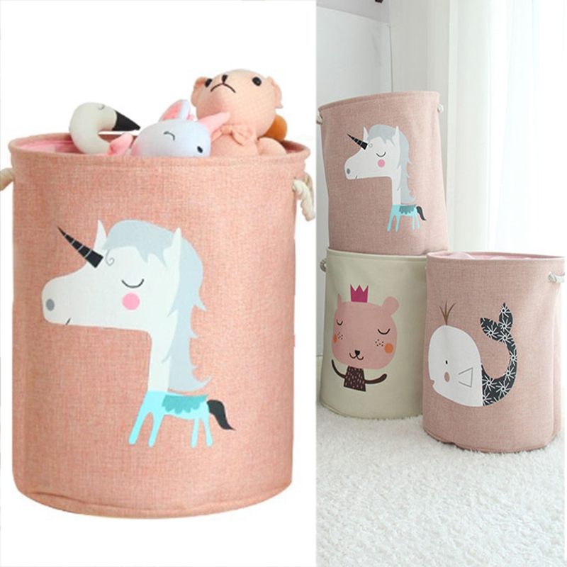 Linum Home Textiles - Thuis Grote wasmand Opvouwbare opbergdoos Opvouwbare