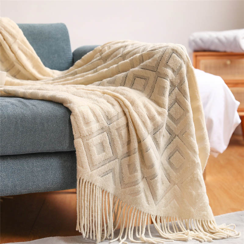 Deken Voor Bedden Nordic Gebre - Throw Blanket Chunky Knit recensie en prijs