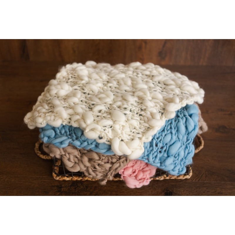 Grof gebreide merino babydeken - Throw Blanket Chunky Knit recensie en prijs