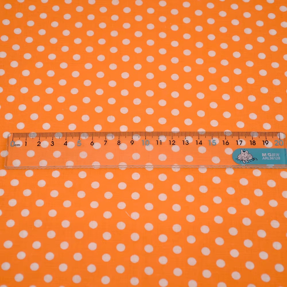 50X150Cm Wit Oranje Polka Dot  - Home Textiles And Decor recensie en prijs