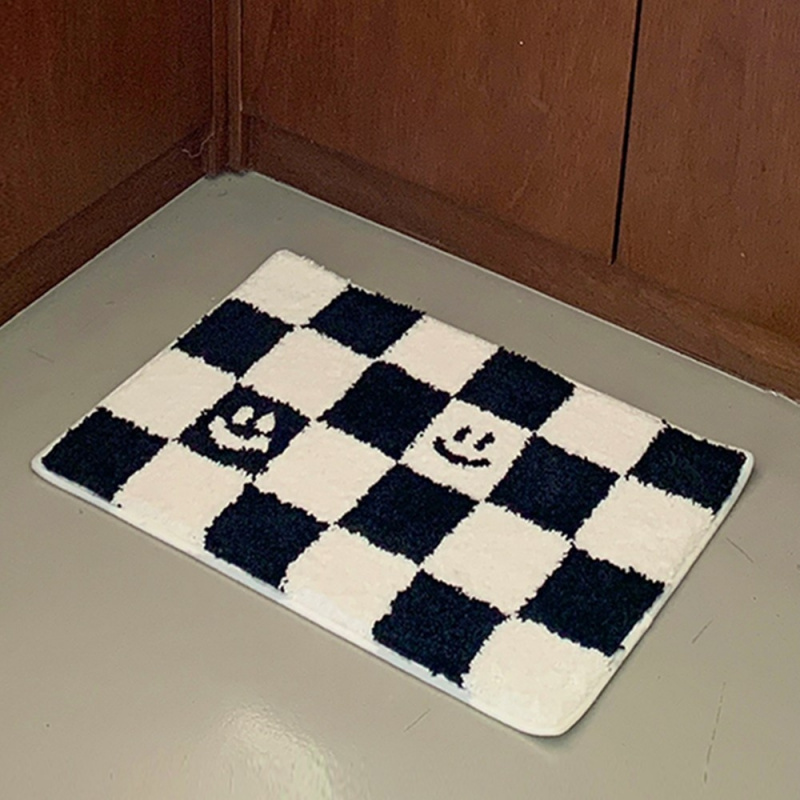 VIKAMA Deurmat met dambordprin - Home Textiles Plaid recensie en prijs
