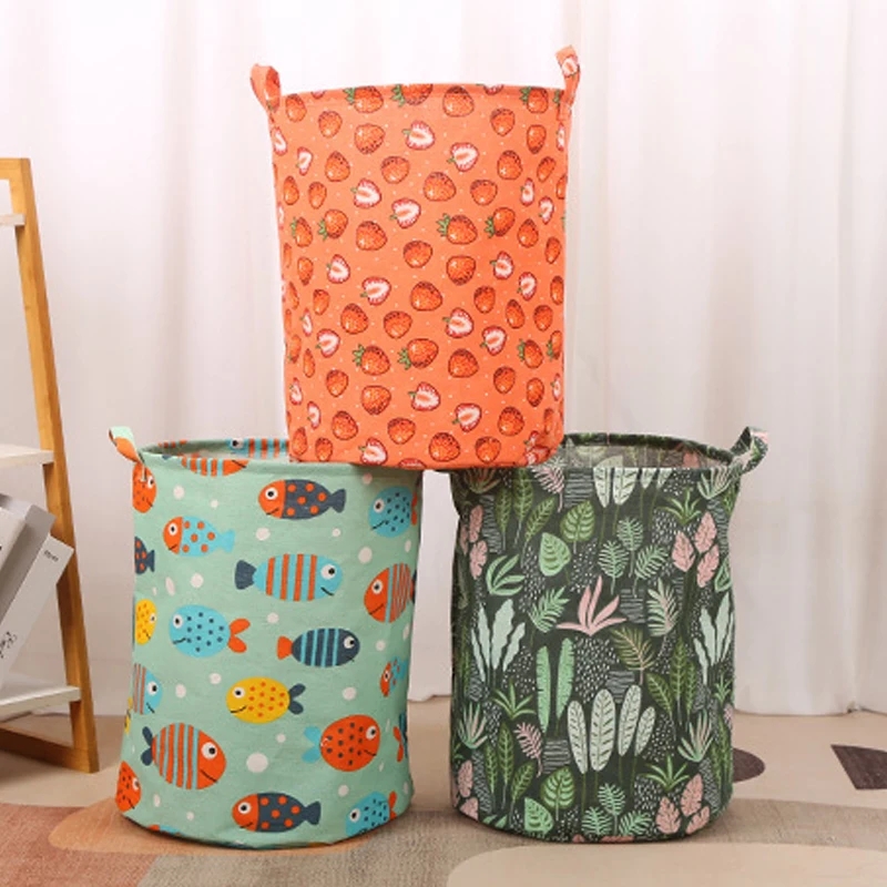 Katoen Linnen Print Wasmand Dr - Linum Home Textiles recensie en prijs