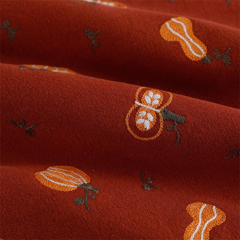 Katoenen Linnen Pompoen Gebord - Linum Home Textiles recensie en prijs