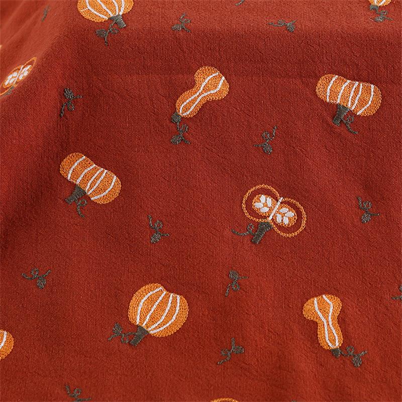 Katoenen Linnen Pompoen Gebord - Linum Home Textiles recensie en prijs
