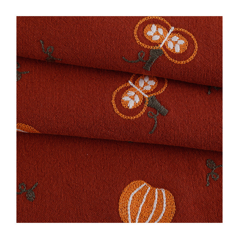 Katoenen Linnen Pompoen Gebord - Linum Home Textiles recensie en prijs
