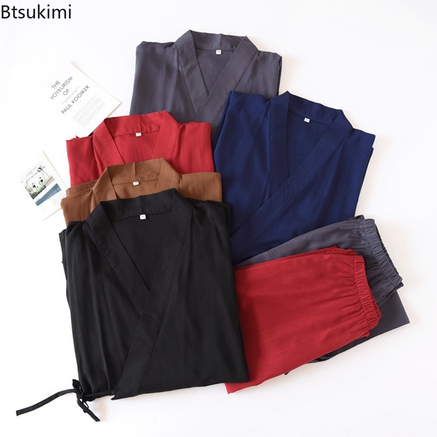 2026 Mannen Japanse Kimono Gew - Linum Home Textiles recensie en prijs