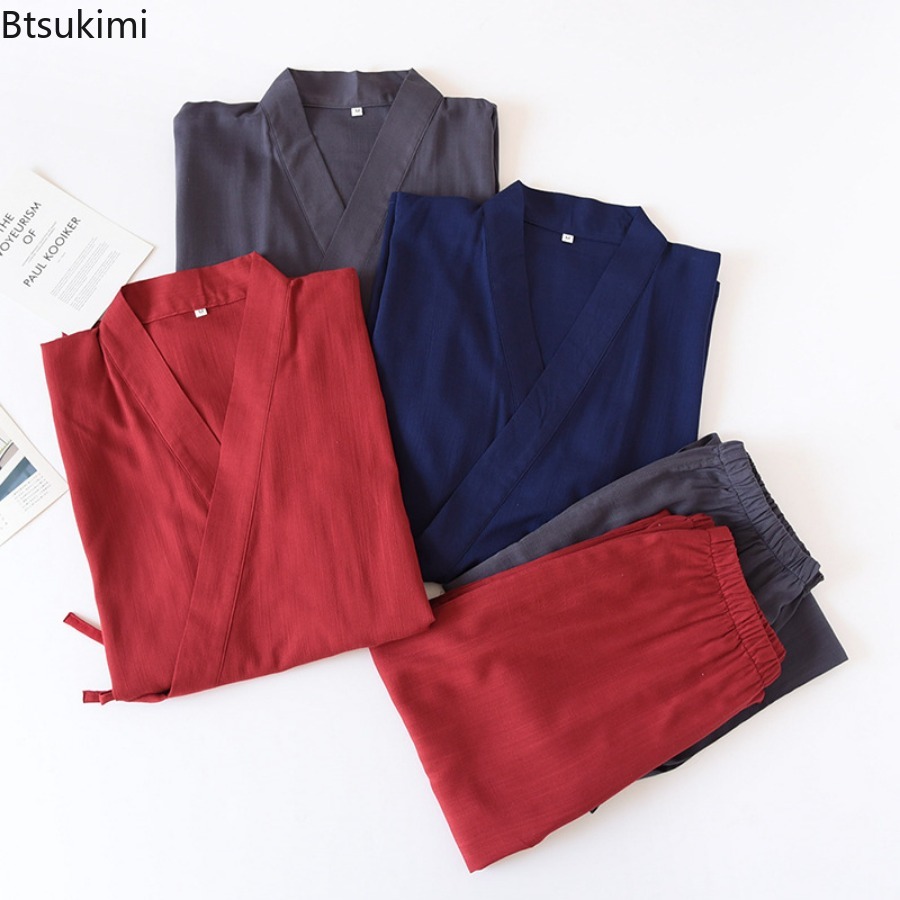 2026 Mannen Japanse Kimono Gew - Linum Home Textiles recensie en prijs