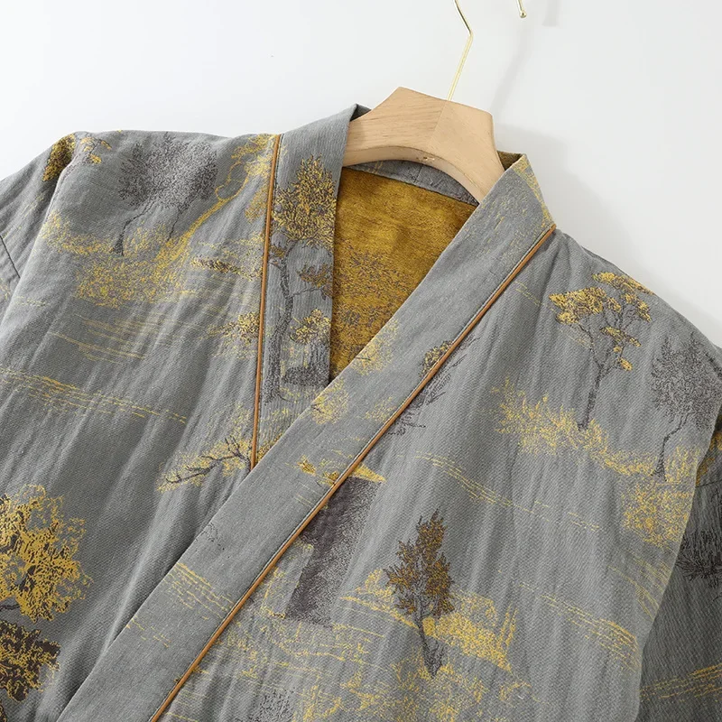 Heren kimono-jassen voor lente - Linum Home Textiles recensie en prijs
