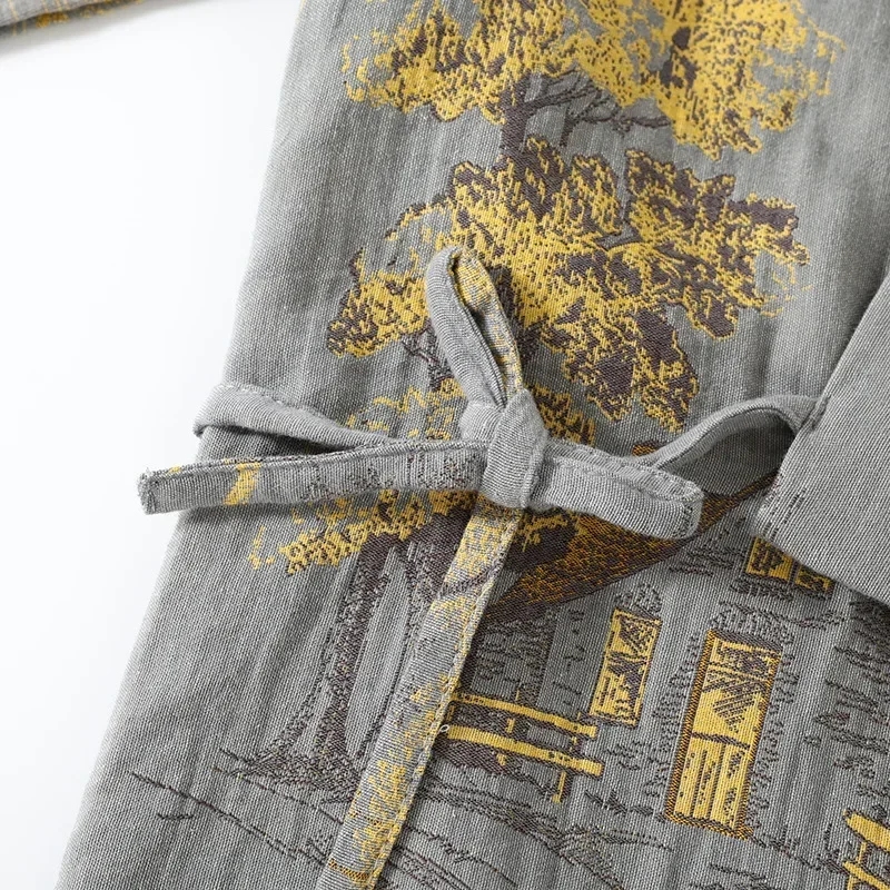 Heren kimono-jassen voor lente - Linum Home Textiles recensie en prijs