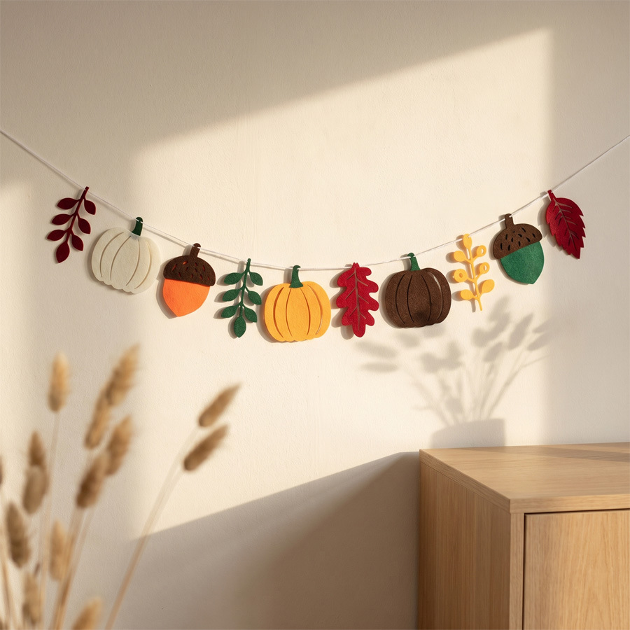 Herfst Pompoenbladeren Vlag Oo - Home Textiles And Decor recensie en prijs