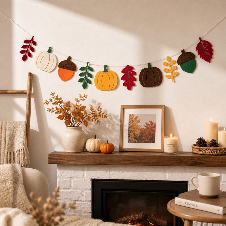 Herfst Pompoenbladeren Vlag Oo - Home Textiles And Decor recensie en prijs