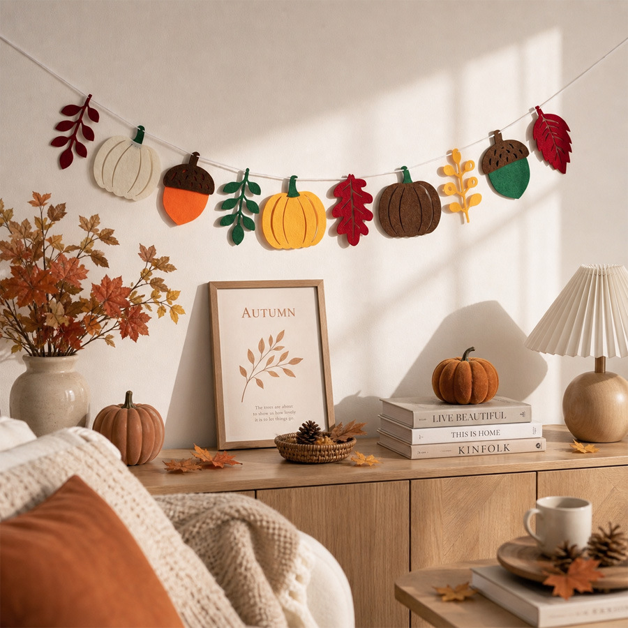 Herfst Pompoenbladeren Vlag Oo - Home Textiles And Decor recensie en prijs