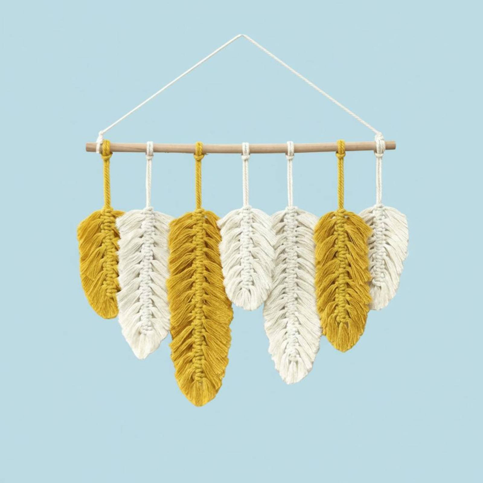 Macrame veren wandhanger handg - Home Textiles And Decor recensie en prijs