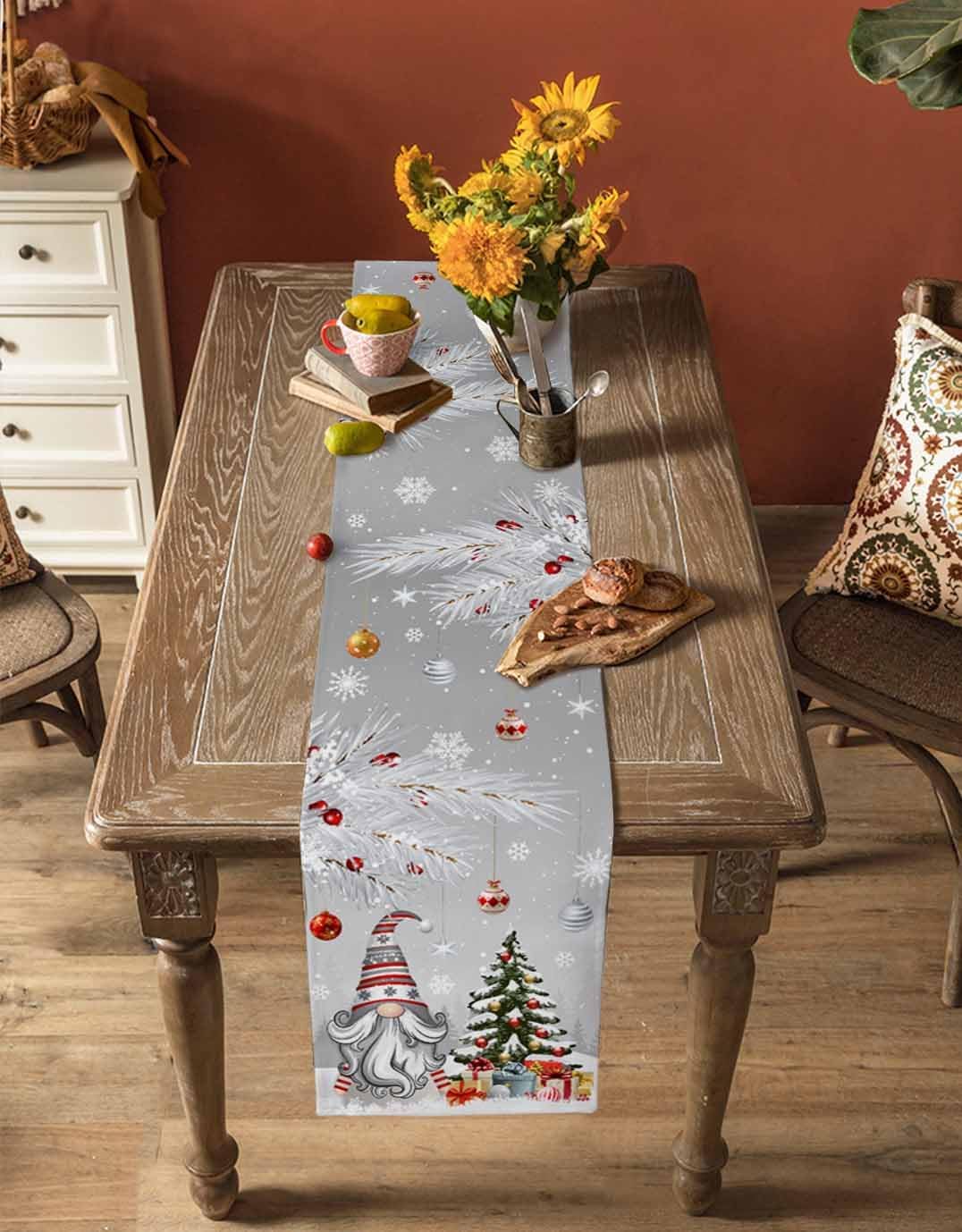 Kerst Grijze Kabouters Linnen  - Linum Home Textiles recensie en prijs
